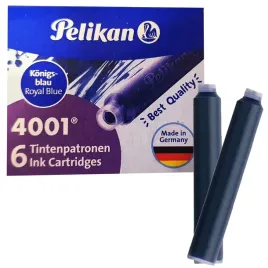 naboje-do-pior-krotkie-niebieskie-pelikan-6szt