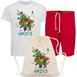 zestaw-na-wf-koszulka-spodenki-workoplecak-minecraft-nadruk-wzory-128cm