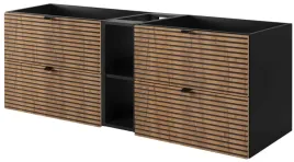 czarna-szafka-pod-umywalke-wiszaca-140-cm-frezowana-4-szuflady-regal-loft