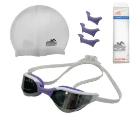 okulary-plywackie-czepek-bialy-do-plywania-basen-antypara-regulacja-etui