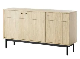 komoda-trzydrzwiowa-japandi-154-cm-dab-linea