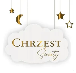 chrzest-baner-chmurka-girlanda-zawieszka