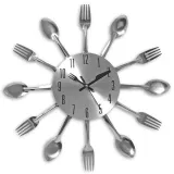zegar-scienny-relaxdays-srebrny-31cm-stan-nowy