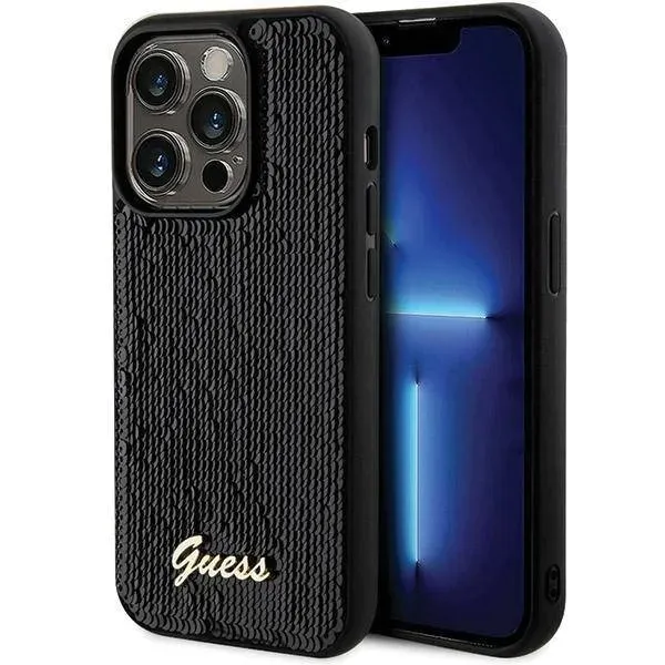 etui-guess-sequin-script-metal-na-iphone-13-pro-13-czarne