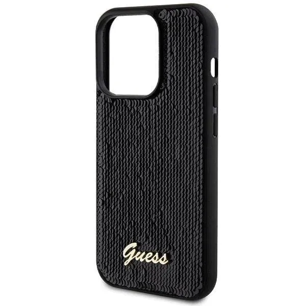 etui-guess-sequin-script-metal-na-iphone-13-pro-13-czarne-funkcje-pochlanianie-wstrzasow