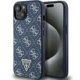etui-guess-4g-triangle-metal-logo-na-iphone-15-plus-14-plus-niebieskie