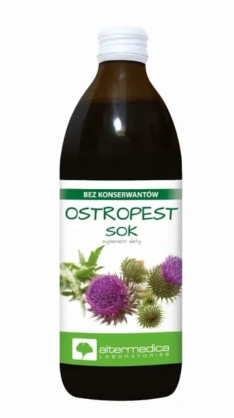 Suplement diety Alter Medica ostropest sok 500 ml