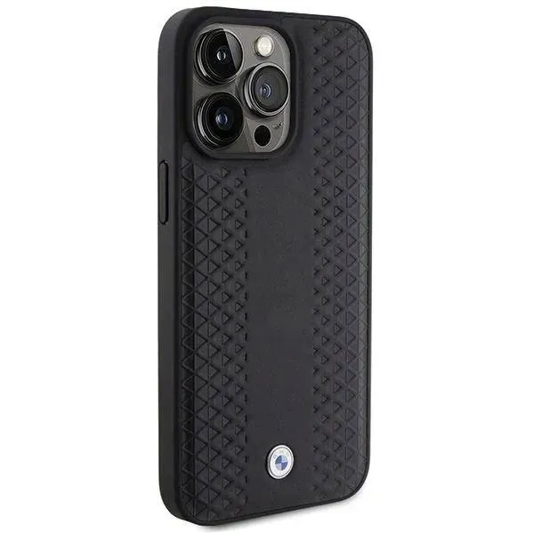 etui-bmw-leather-diamond-pattern-na-iphone-15-pro-max-czarne-stan-nowy