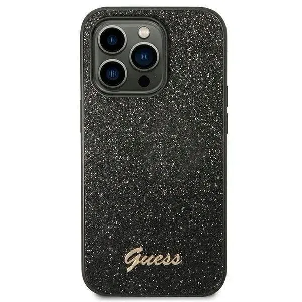 etui-guess-glitter-script-na-iphone-14-pro-czarne-kolor-czarny