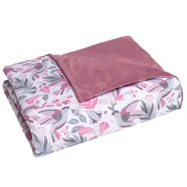 kocyk-velvet-100135-z-wypelnieniem-hummingbird-old-rosa