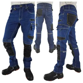 spodnie-jeans-meskie-robocze-bojowki-elastyczne-wytrzymale-stretch-r-50