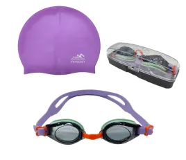 okulary-czepek-fioletowy-silikon-na-basen-dla-dzieci-do-plywania-etui