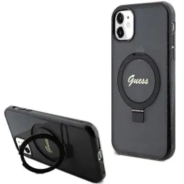 etui-guess-ring-stand-script-glitter-do-magsafe-na-iphone-11-xr-czarne