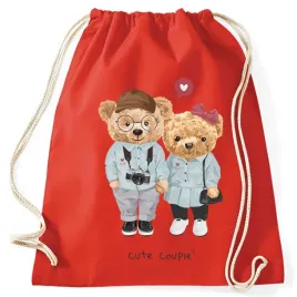 worek-plecak-czerwony-cute-couple-misie-do-szkoly-modne-wzory