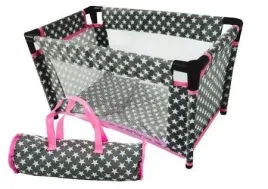 lozeczko-dla-lalek-w-gwiazdki-alice-szaro-rozowe