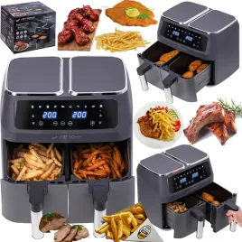 frytkownica-beztluszczowa-podojna-air-fryer-8l-2800w-dwukomorowa-piekarnik