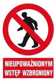 tablica-zakaz-nieupowaznionym-wstep-wzbroniony