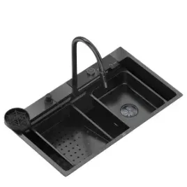 zlewozmywak-ze-stali-75x46-z-bateria-wodospadowa-led-2-klawisze-grafit