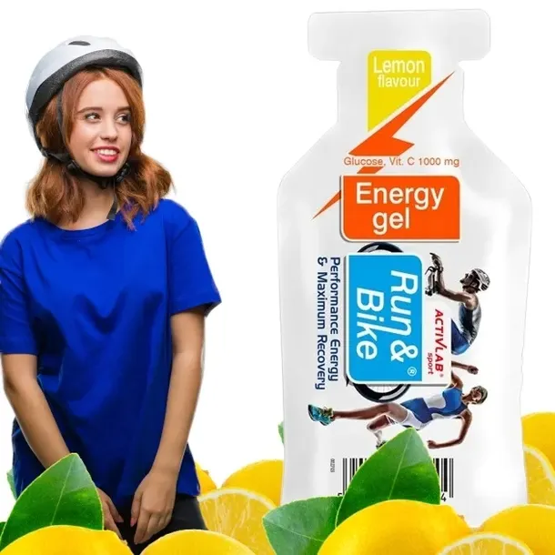 ŻEL ENERGETYCZNY bieganie rower WĘGLOWODANY Activlab LEMON Energy Gel 40g