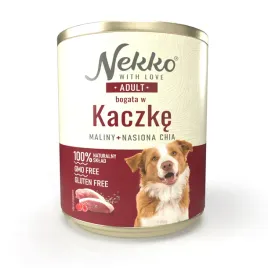 nekko-adult-karma-mokra-dla-psa-kaczka-maliny-nasiona-chia-800g