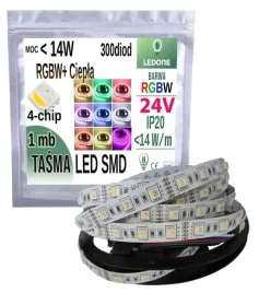 tasma-led-premium-rgbw-ww-ciepla-4chip-4in1-5050-ip20-24v-1m