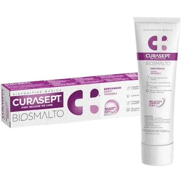 Pasta do zębów CURASEPT BIOSMALTO SENSITIVE wrażliwych zębów 75ml