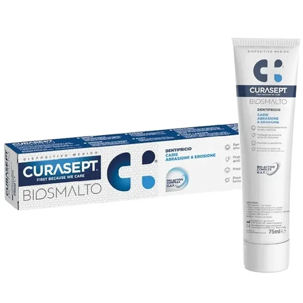 Pasta do zębów CURASEPT BIOSMALTO Protection przeciw próchnicy 75 ml