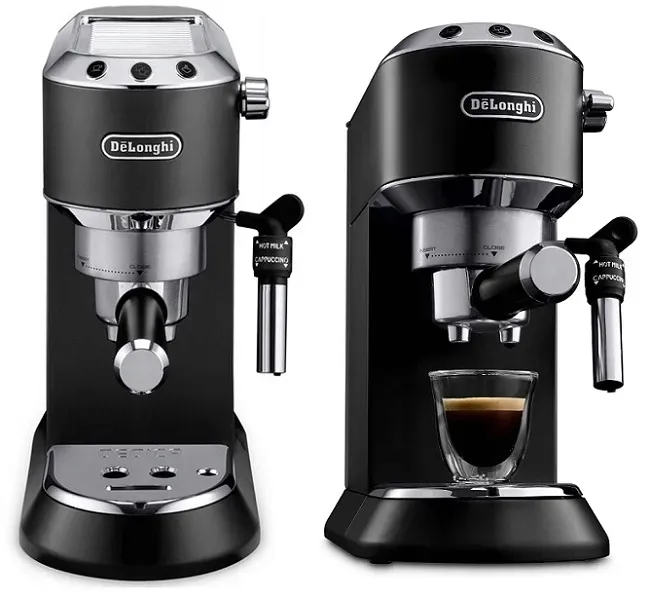 Ciśnieniowy Ekspres kolbowy do kawy ze spieniaczem DeLonghi EC685.BK (P)