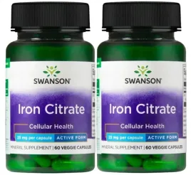 2-x-swanson-iron-citrate-cytrynian-zelaza-25mg-60-kaps-anemia-zelazo