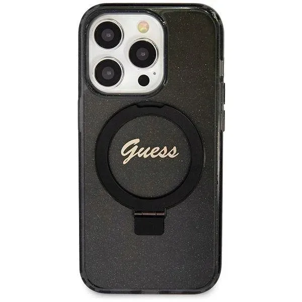 etui-guess-ring-stand-script-glitter-do-magsafe-na-iphone-13-pro-13-kolor-czarny