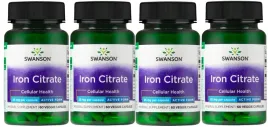 4-x-swanson-iron-citrate-cytrynian-zelaza-25mg-60-kaps-hemoglobina-anemia