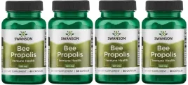 4-x-swanson-bee-propolis-550mg-60-kaps-odpornosc-wosk-roslinny-witaminy