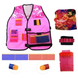 zestaw-do-nerf-rozowa-kamizelka-magazynek-strzalki-opaska-maska-bandana