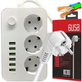 przedluzacz-6-usb-listwa-zasilajaca-3-gniazda-antyprzepieciowa-led-2m-2500w