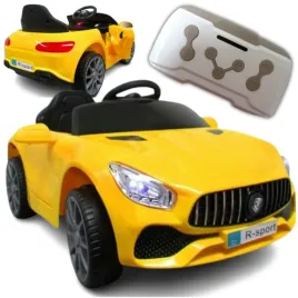 duze-auto-na-akumulator-samochod-dla-dzieci-zolte-zdalnie-sterowane