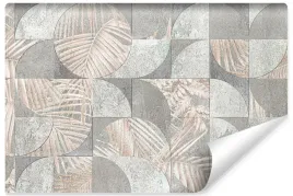 fototapeta-scienna-beton-mural-liscie-wzor-geometryczny-abstrakcja-450x300