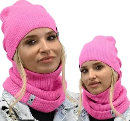 polski-komplet-czapka-z-kominem-na-zime-beanie-szalik-tuba-zestaw-prezent