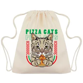 worek-plecak-bezowy-pizza-cats-zabawne-wzory