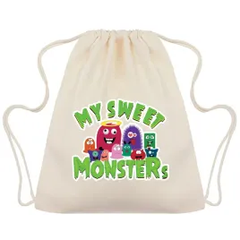 worek-plecak-bezowy-sweet-monsters-zabawne-wzory