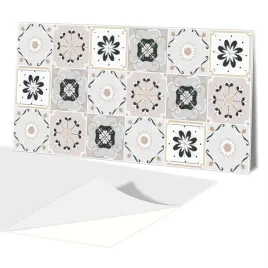 panele-pcv-samoprzylepne-na-sciane-wzor-arabski-wzor-kwiaty-bezowe-100x50cm