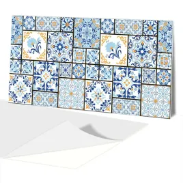 panele-pcv-samoprzylepne-na-sciane-wzor-arabski-patchwork-blue-100x50-cm