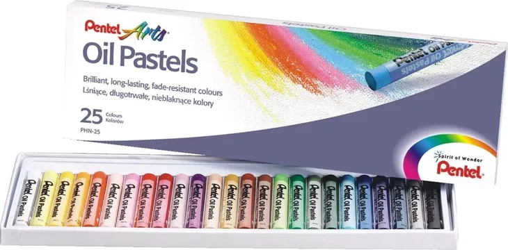 pastele-olejne-25-kolorow-phn-stan-nowy-marka-pentel