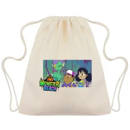worek-plecak-bezowy-monster-beach-bajka-zabawne-wzory