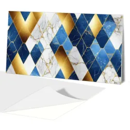 panele-pcv-samoprzylepne-na-sciane-wzor-zlote-romby-marmur-120x60-cm