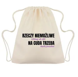 worek-plecak-bezowy-niemozliwe-od-reki-zabawne-wzory