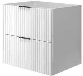 biala-wiszaca-szafka-lazienkowa-pod-umywalke-60-cm-ryflowana-2-szuflady-mdf