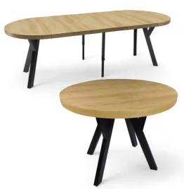 stol-duzy-okragly-czarne-nogi-drewno-hikora-o90-rozkladany-do-240-cm