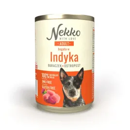 nekko-adult-karma-mokra-dla-psa-indyk-burak-ostropest-400g