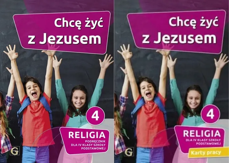 Religia klasa 4 Chcę żyć z Jezusem Podręcznik + karty pracy GAUDIUM