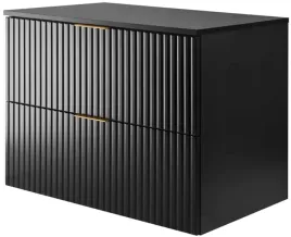 czarna-wiszaca-szafka-lazienkowa-pod-umywalke-80-cm-blat-ryflowana-mdf
